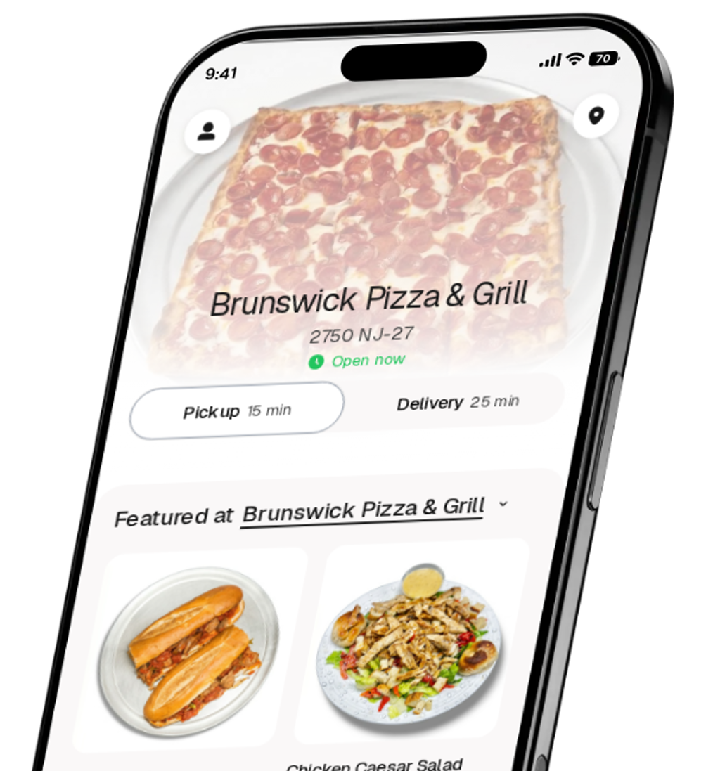 Brunswick Pizza & Grill app preview