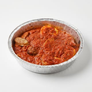 Cheese Ravioli with Sausage