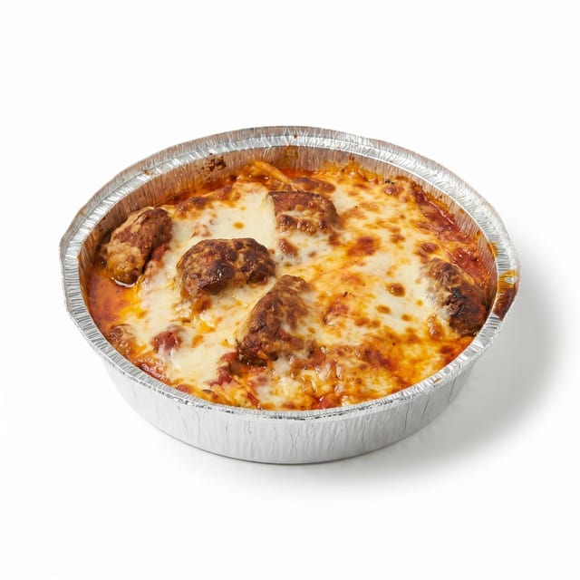 Lasagna with Meatballs.